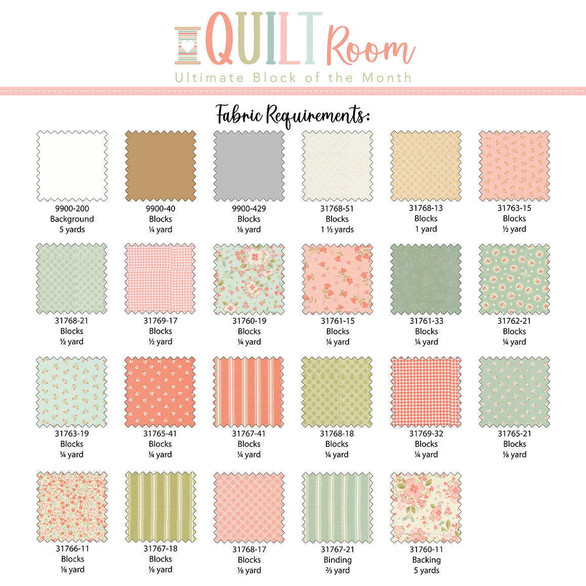 Quilt Room BOM Pattern by Heather Briggs | My Sew Quilty Life