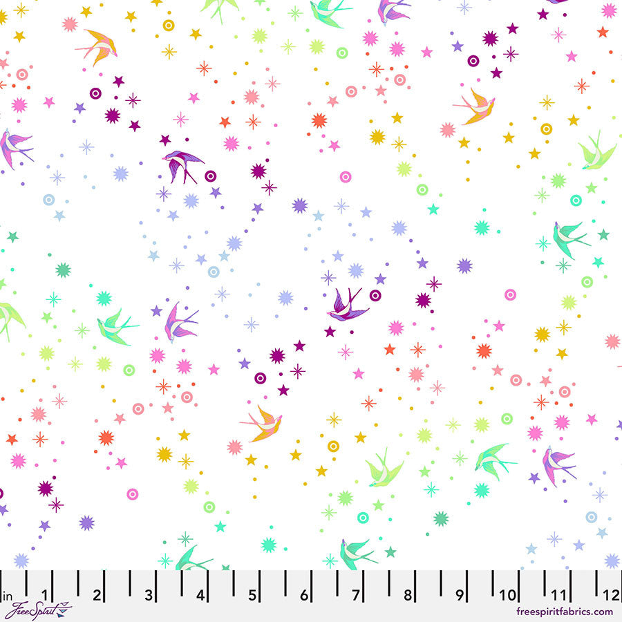 Tula Pink - True Colours - Fairy Dust White