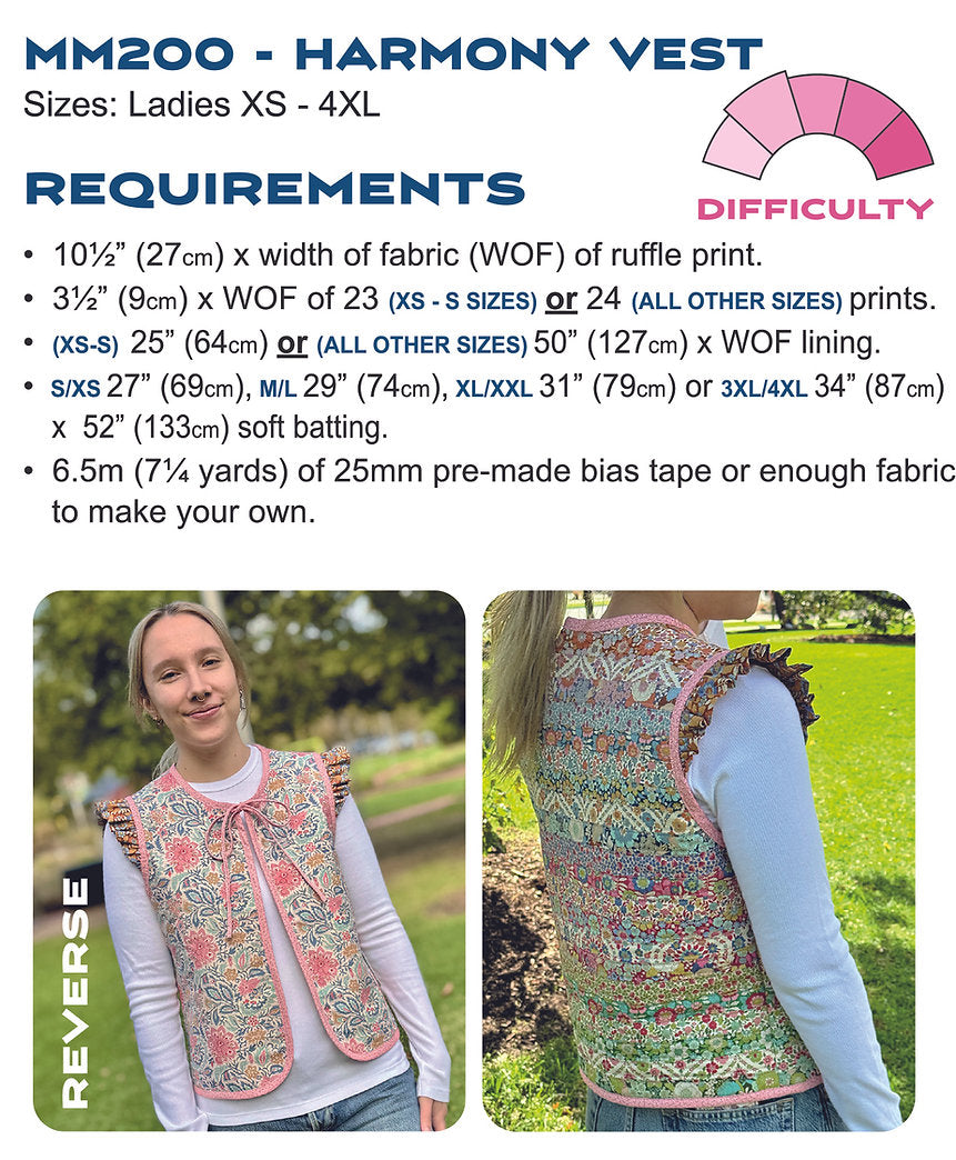 Melly & Me - Harmony Vest (Adult)