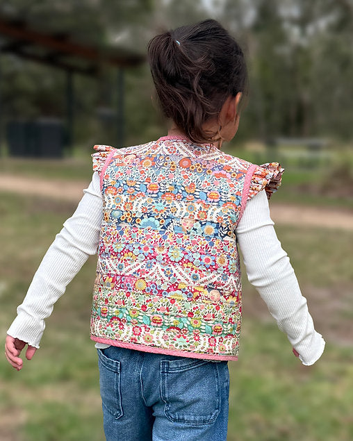 Melly & Me - Harmony Patchwork Vest Girls Pattern