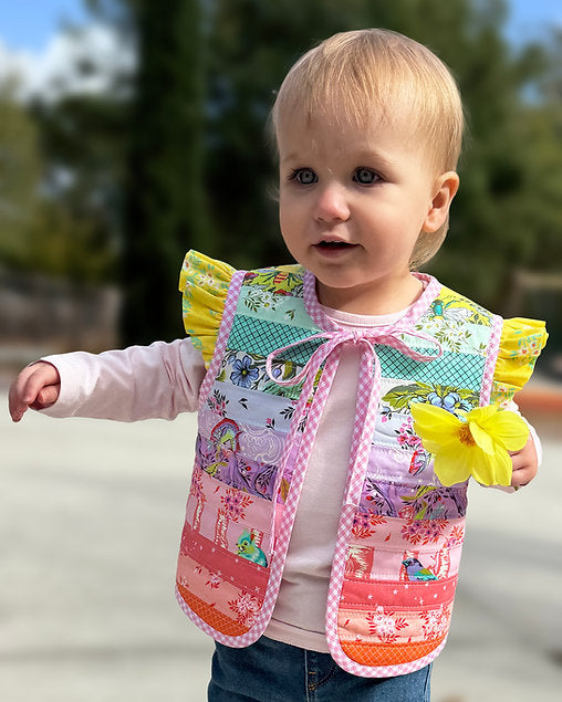 Melly & Me - Harmony Patchwork Vest Baby Pattern