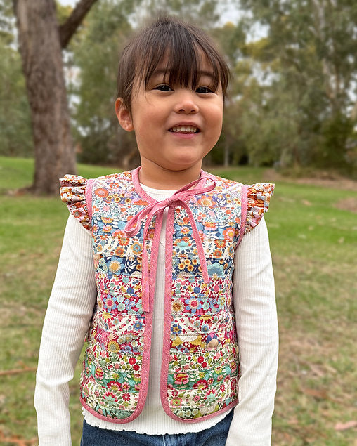 Melly & Me - Harmony Patchwork Vest Girls Pattern