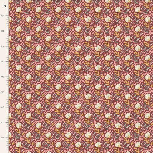 Tilda - Sanctuary - Cottonfield Maroon