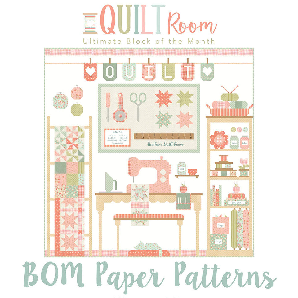 Quilt Room BOM Pattern by Heather Briggs | My Sew Quilty Life