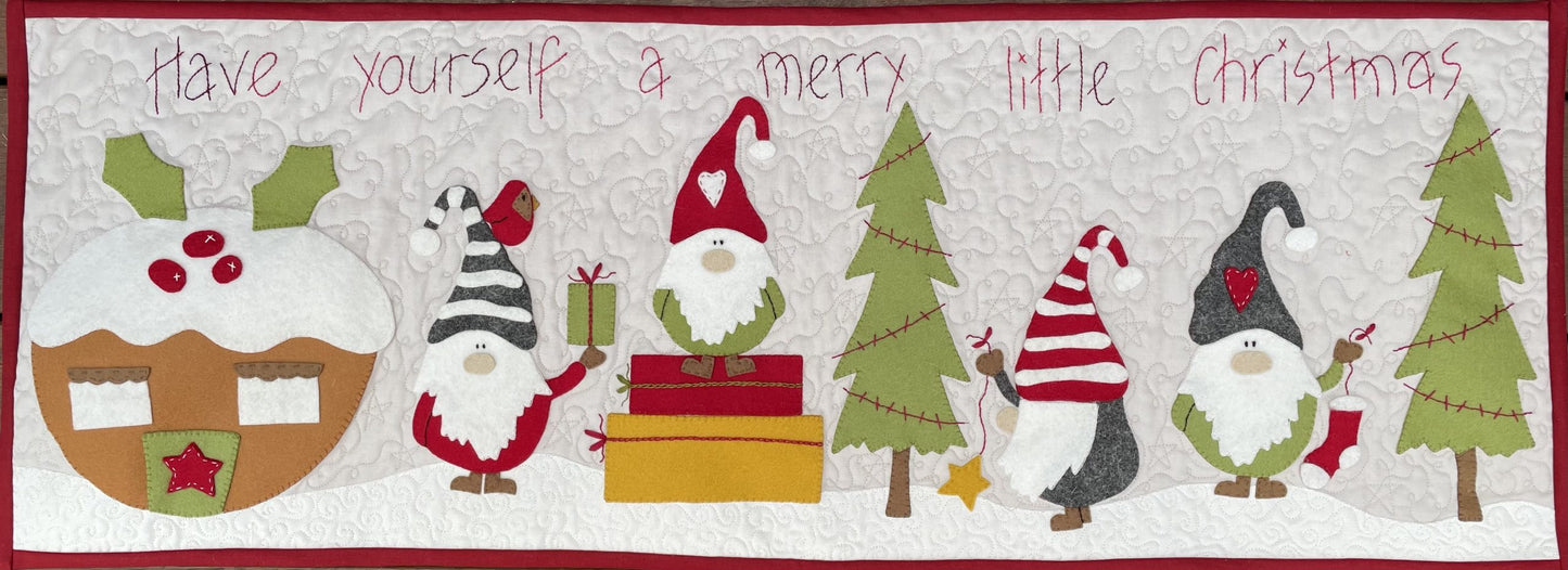 A Gnomie Christmas - Table Runner Kit
