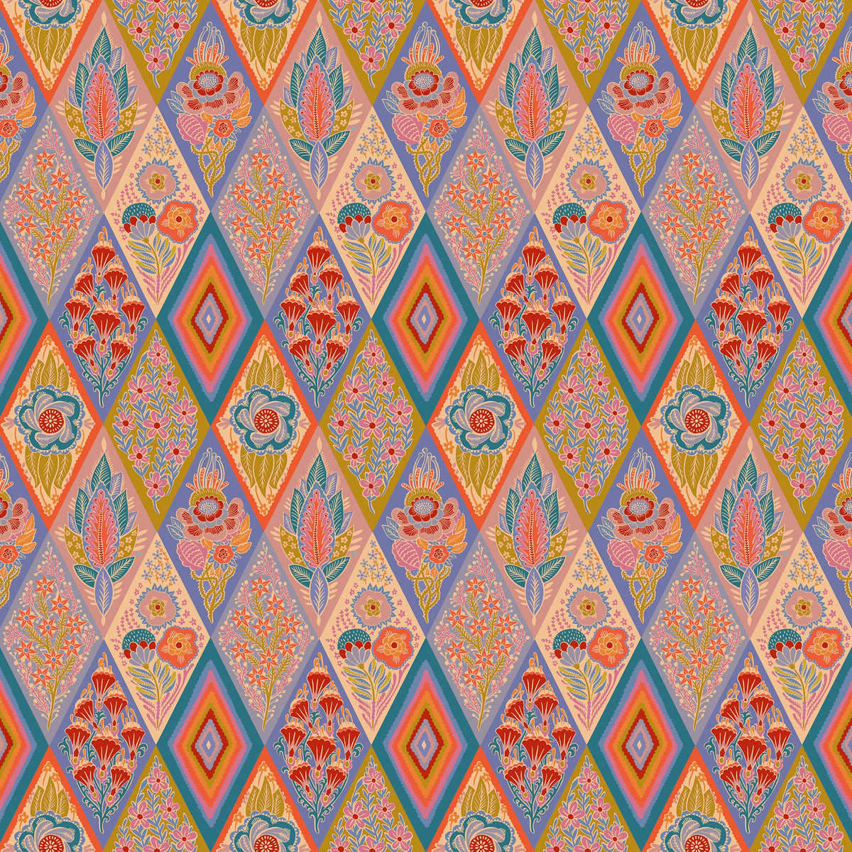 Shooting Star Socialite Periwinkle – Anna Maria Textiles