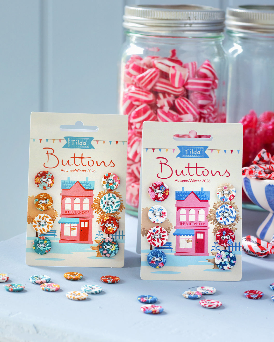 PRE-ORDER |Tilda Village Life Buttons – Autumn