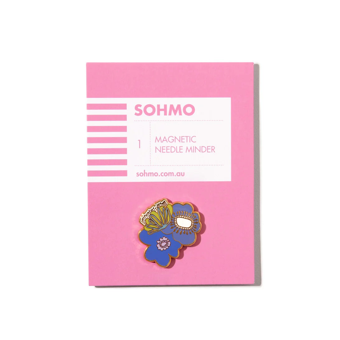 SOHMO - Magnetic Needle Minder - Blooms (Blue)