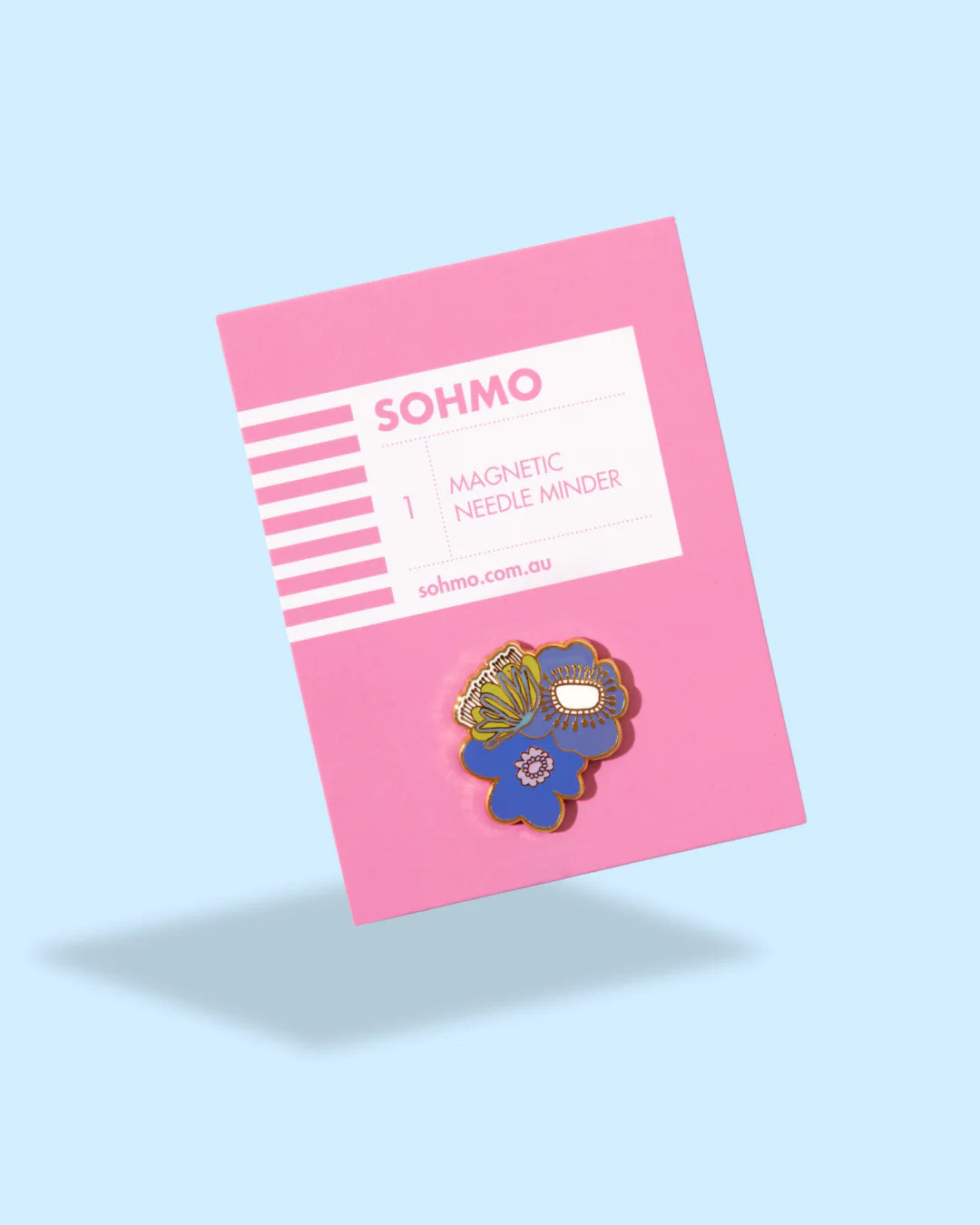 SOHMO - Magnetic Needle Minder - Blooms (Blue)