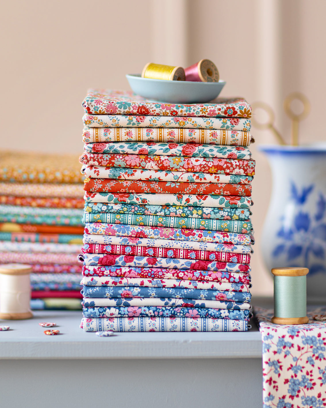 PRE-ORDER |Tilda Village Life Fat Quarter Bundle – 20 Pieces