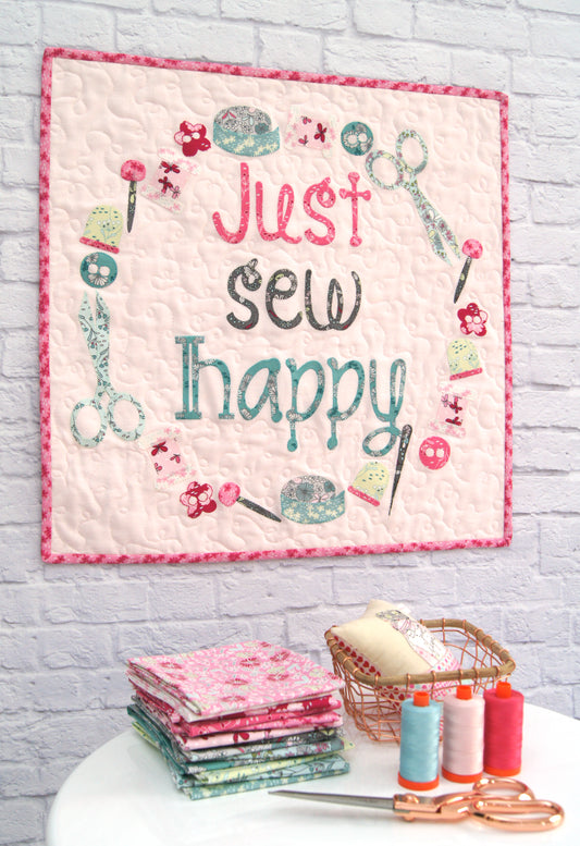 Just Sew Happy - Mini Quilt Kit TWAR