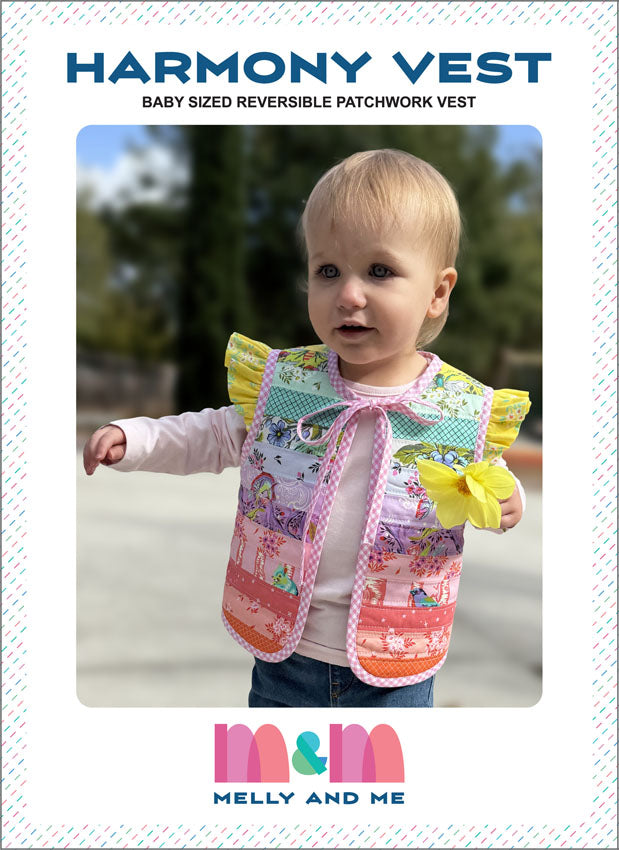 Melly & Me - Harmony Patchwork Vest Baby Pattern