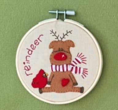 Christmas Embroidery Hoop Decoration