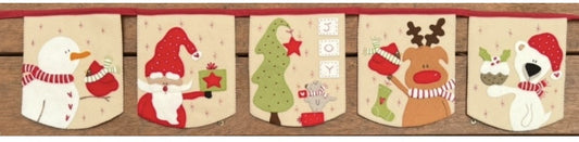 Santa's Bunting - Fabric Kit