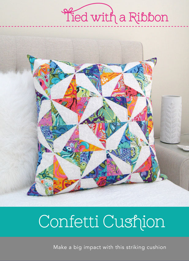 Tied With A Ribbon - Confetti Cushion Pattern